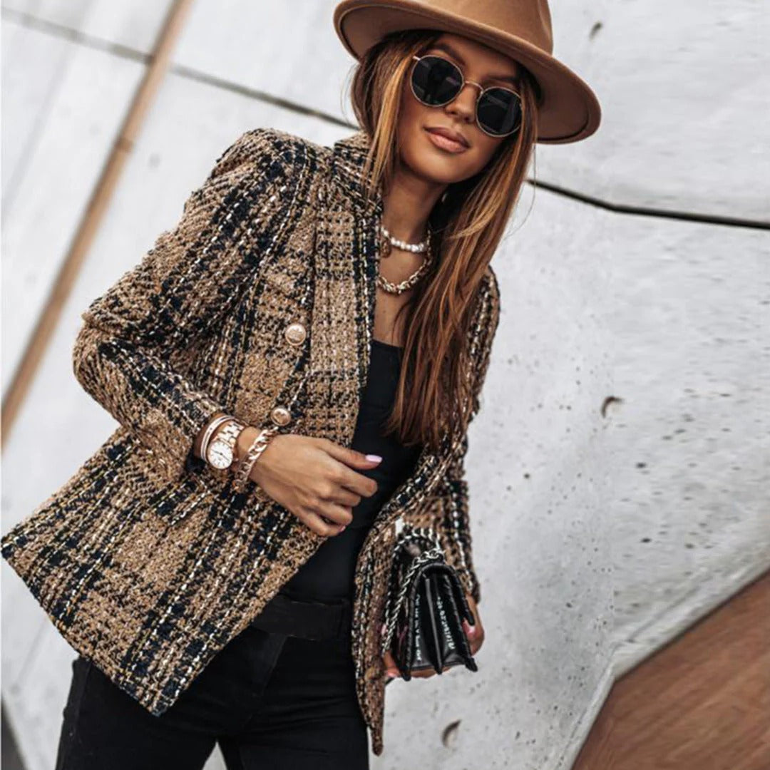 Raxiva-elegant blazer for women