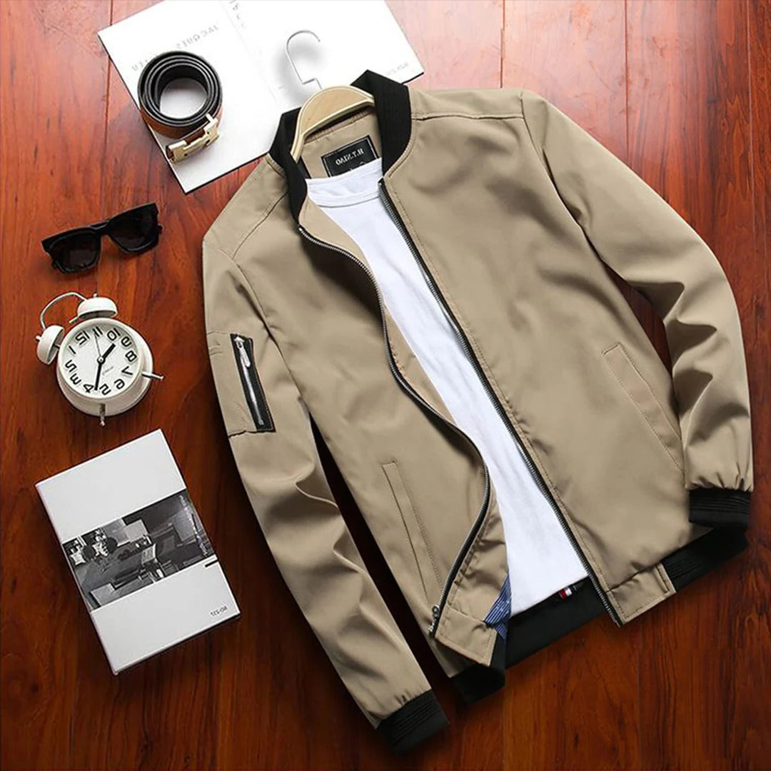 Raxiva-stylish short summer jacket men