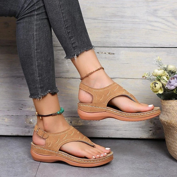 Raxiva-womens orthotic sandals for foot pain relief