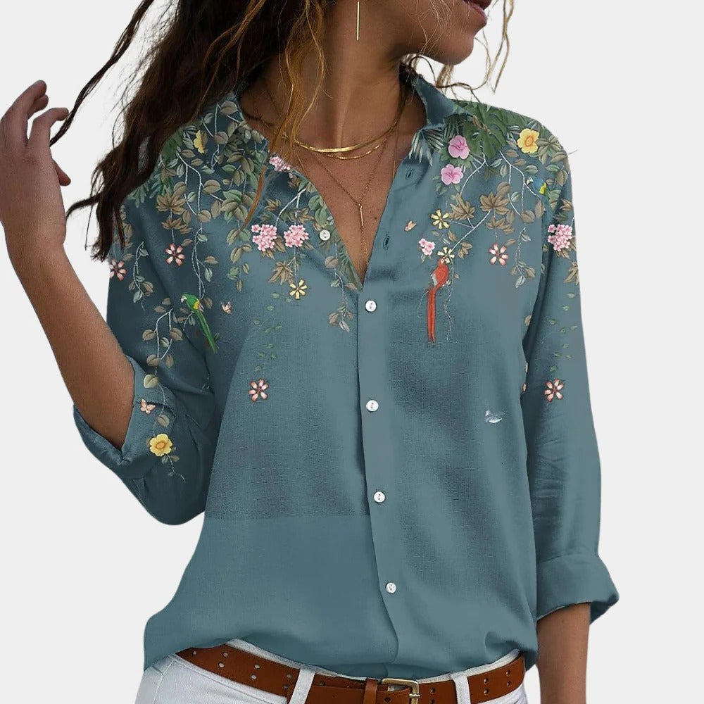 Raxiva-floral ladies top