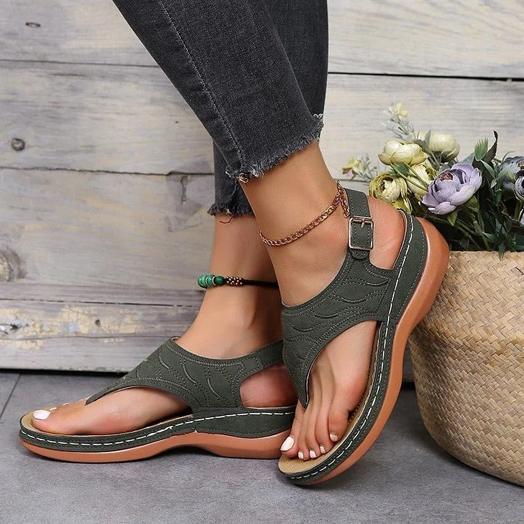 Raxiva-womens orthotic sandals for foot pain relief