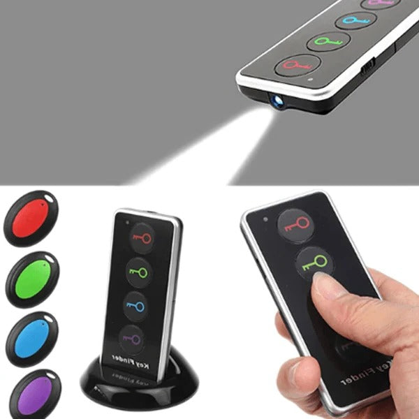 Raxiva-anti lost transmitter for keys wallet 4 in 1 led remote