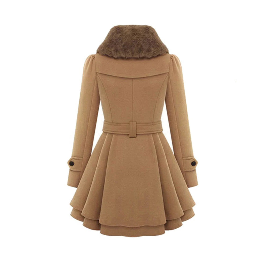 Raxiva-warm long winter coat women