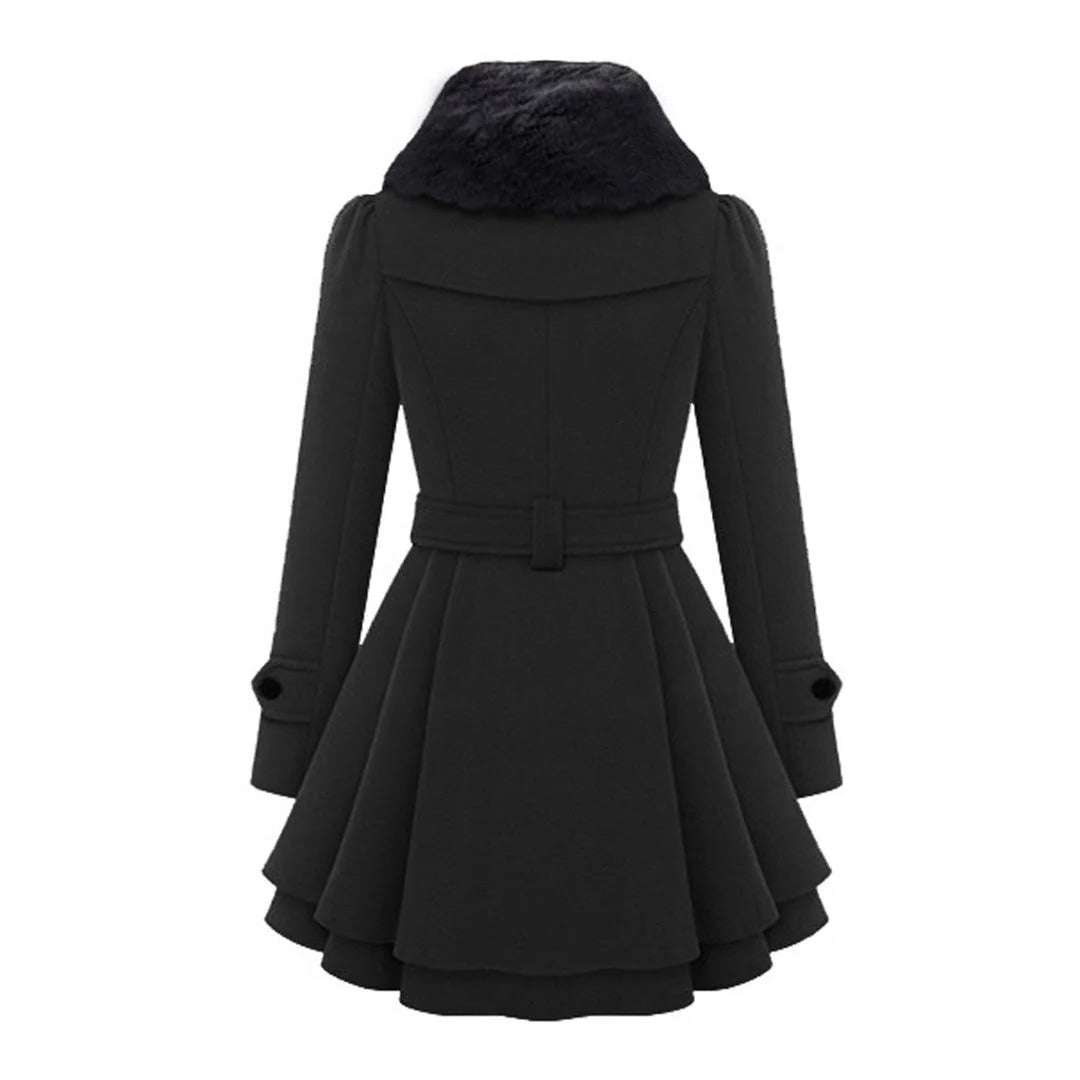 Raxiva-warm long winter coat women