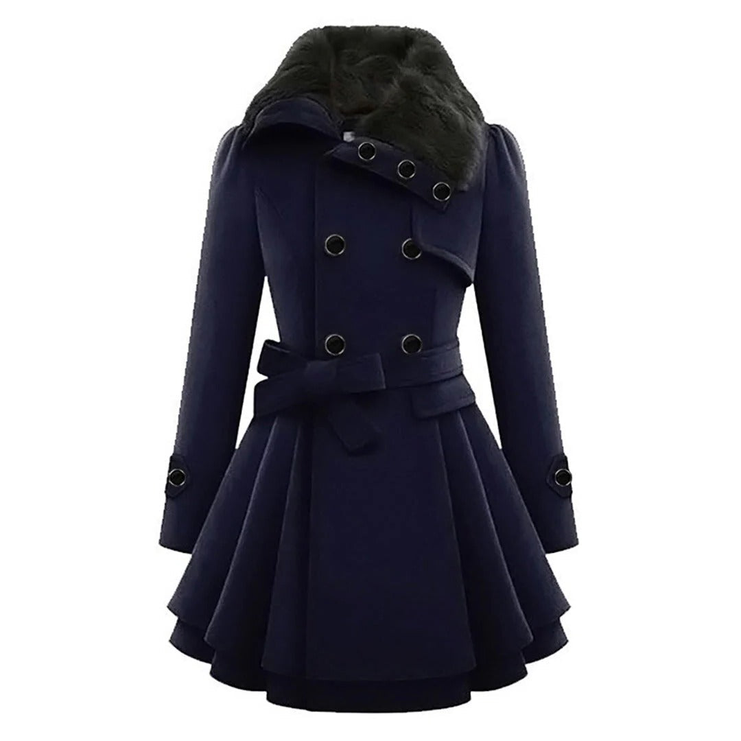 Raxiva-warm long winter coat women