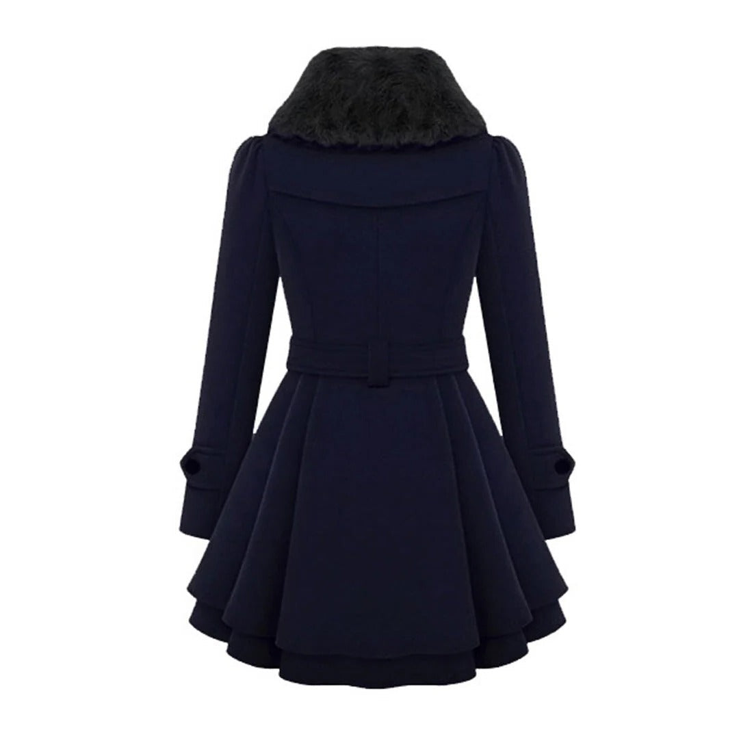 Raxiva-warm long winter coat women