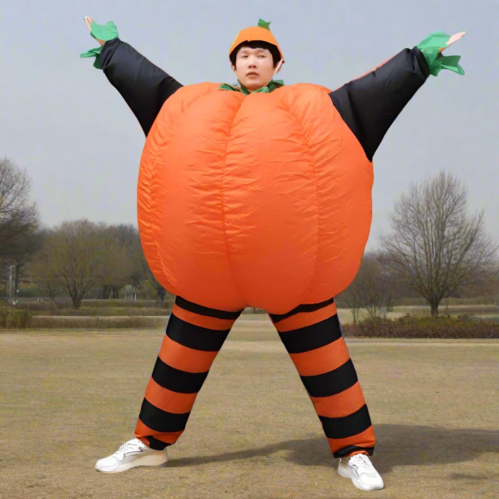 Raxiva-inflatable pumpkin costume fun eye catching versatile