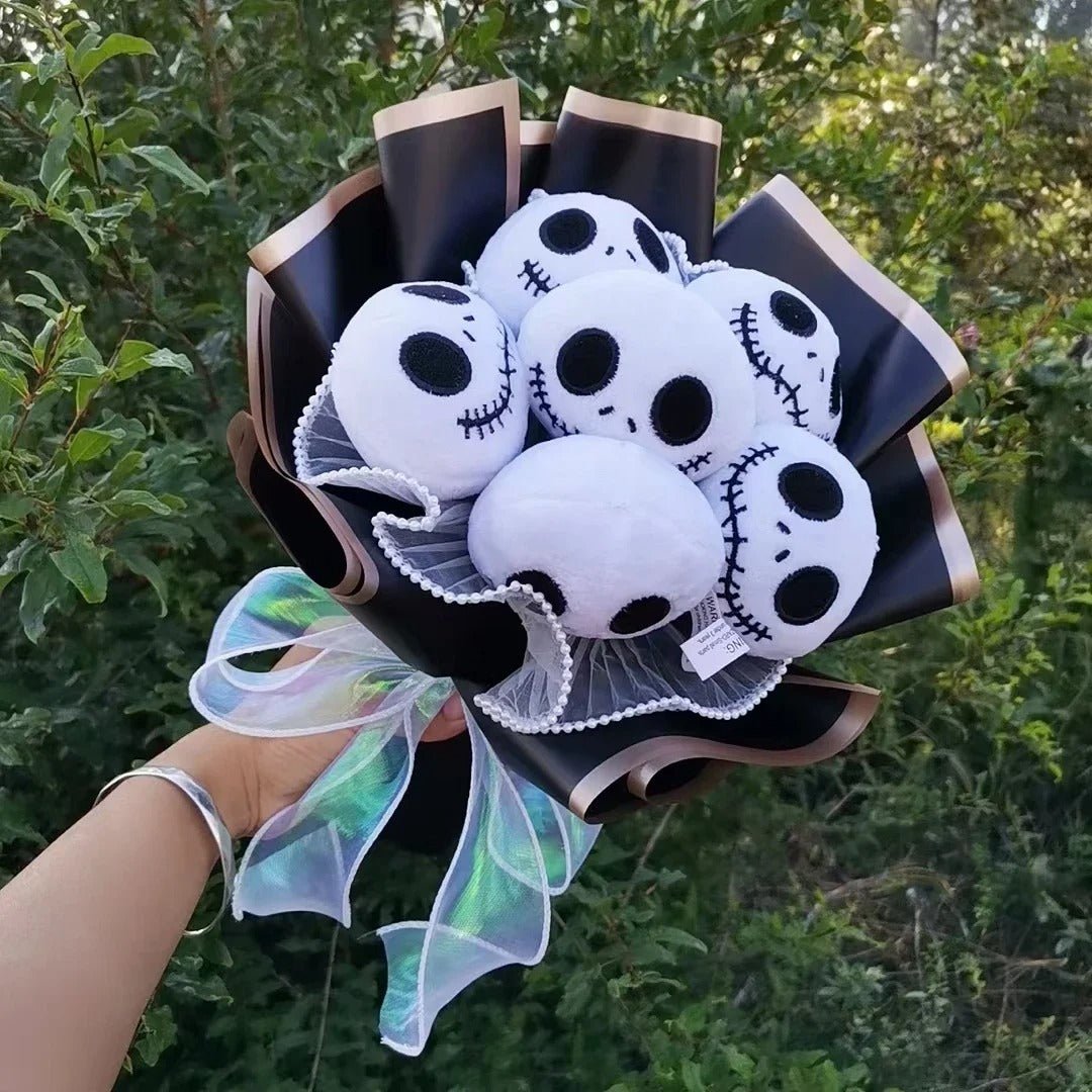 Raxiva-jack skellington plush bouquet doll halloween