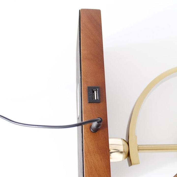 Raxiva-luxlamp horloge elegante recharge sans fil