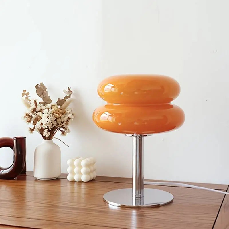 Raxiva-lampe chevet minimaliste verre charme retro elegance intemporelle