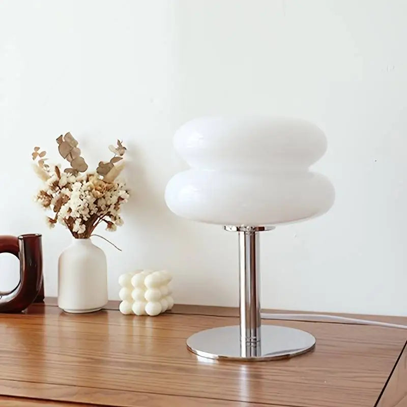 Raxiva-lampe chevet minimaliste verre charme retro elegance intemporelle
