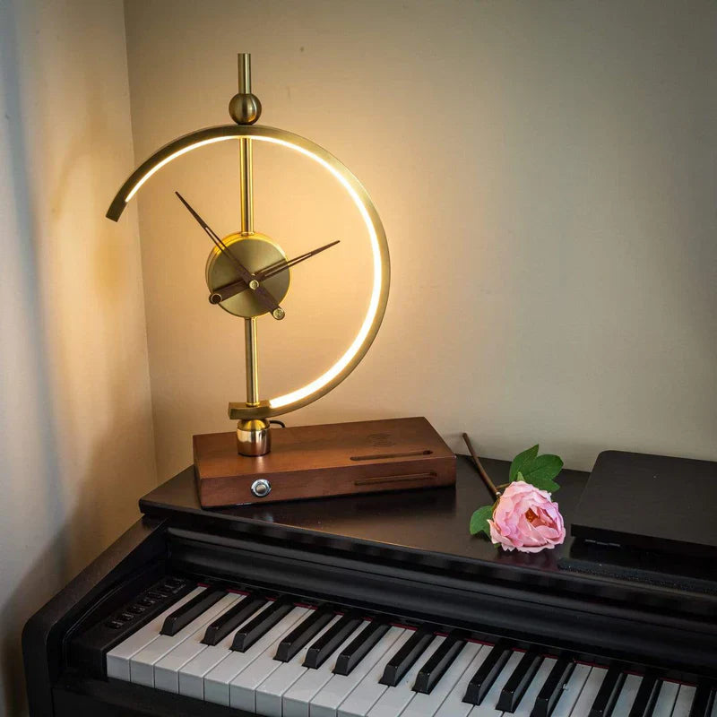 Raxiva-luxlamp horloge elegante recharge sans fil