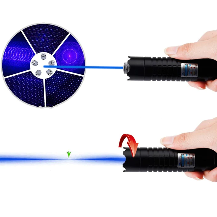Raxiva-burning blue high power tactical laser torch military grade flashlight