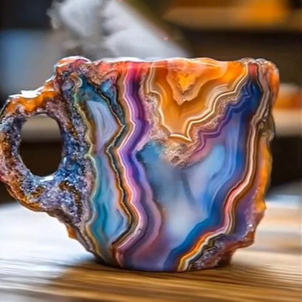 Raxiva-new mineral crystal coffee cups