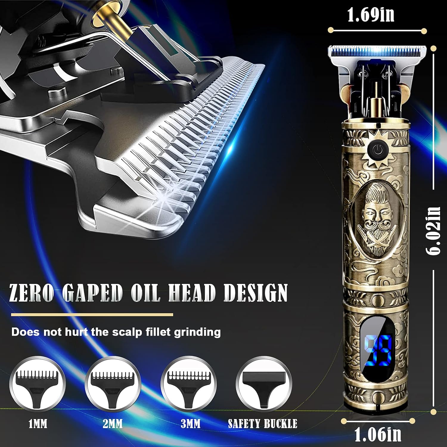 Raxiva-mens hair clipper