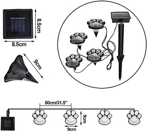 Raxiva-pattes magiques lumineuses pour jardin feerique