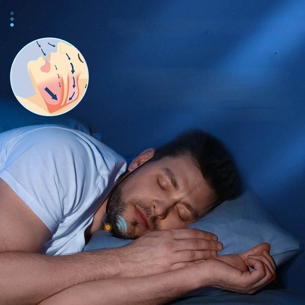Raxiva-portable usb rechargeable anti snoring device smart sleep aid