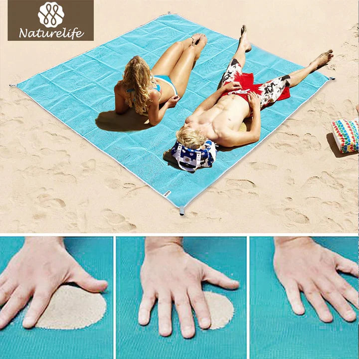 Raxiva-couverture de plage etanche sable 5 8 adultes