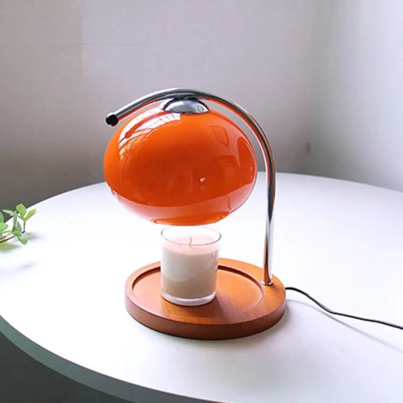 Raxiva-retro glass dimmable candle warmer lamp aromatic atmosphere