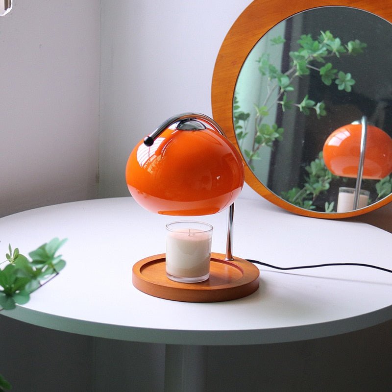 Raxiva-retro glass dimmable candle warmer lamp aromatic atmosphere