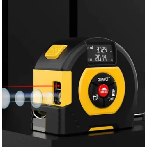 Raxiva-ruban a mesurer laser infrarouge 3 en 1