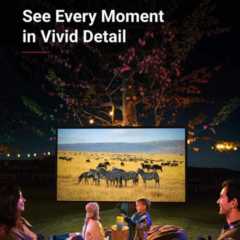 Compact Travel Projector for Movies On-the-Go
