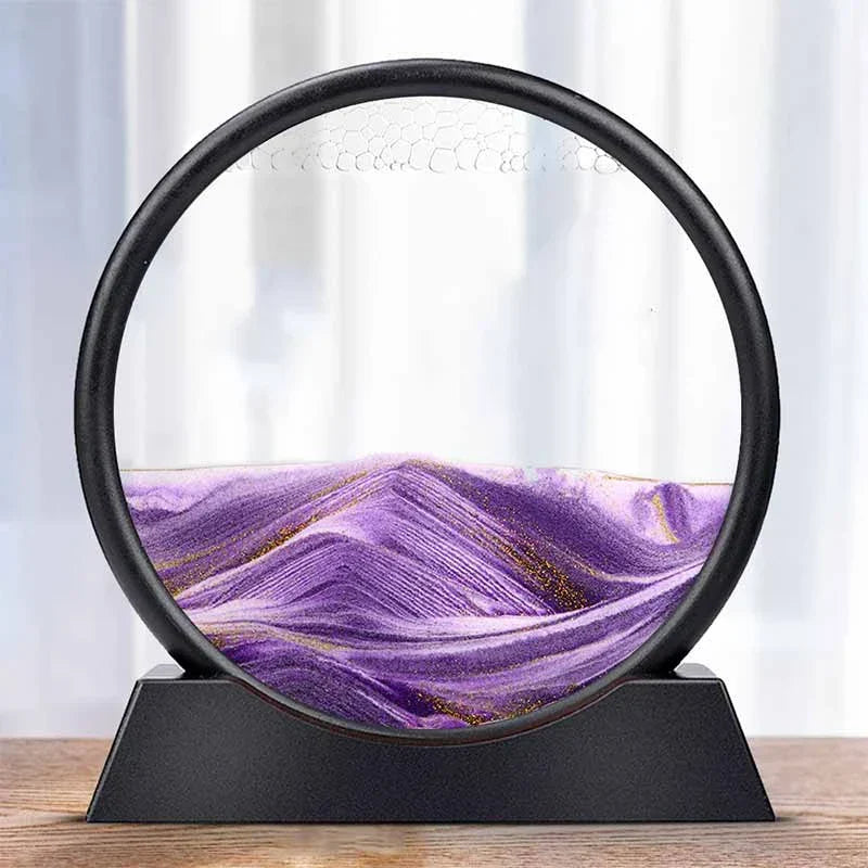 Raxiva-mirage temporel sablier 3d paysage en mouvement