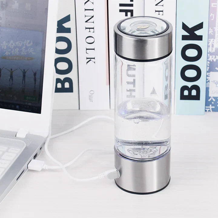 Raxiva-gourde alcaline rechargeable eau enrichie en hydrogene